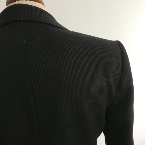 Margaret M - Black Jacket with White Strips - Picture 4 of 6